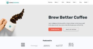 WordPress theme designed for amazon affiliate associates to brew better coffee.