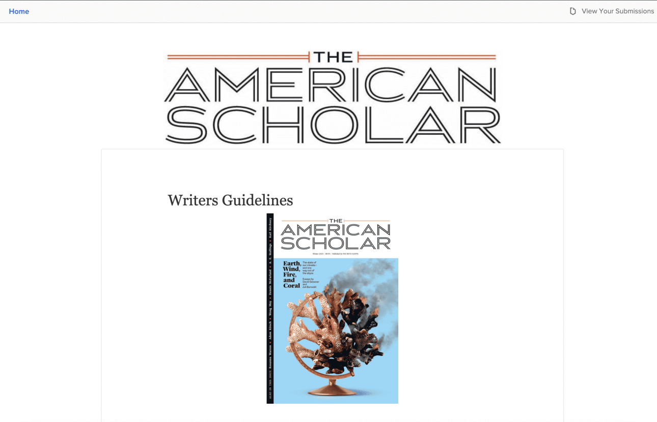 Get Paid To Write For The [Best] 13 Sites To Get Paid To Write Articles Featured In The American Scholar - Screenshot.
